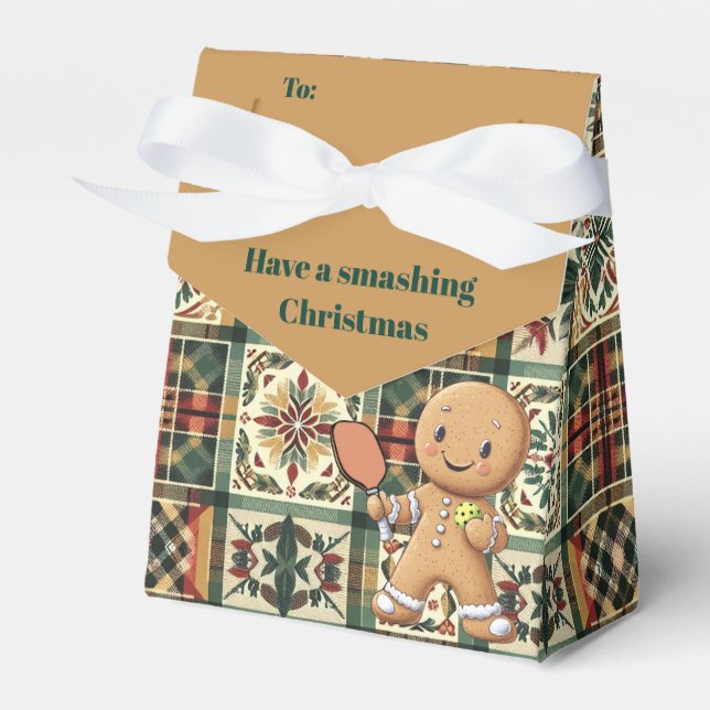 Custom text Jolly Ginger Paddle Pouch Geschenkschachtel (Vorderseite)