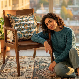 Custom Text Khatam Marquetry Persische Kunstgesche Kissen