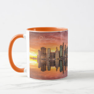 Custom Text New York City Skyline Tasse