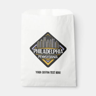 Custom Text Philadelphia Pennsylvania Geschenktütchen