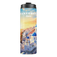 Custom Text Santorini Griechenland Sunset