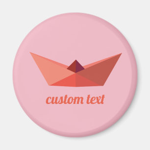 Custom text Summer Round Magnet