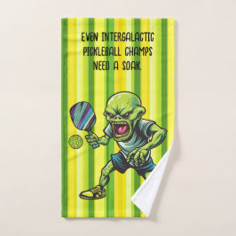 Custom text Sweat Like a Martian Handtuch