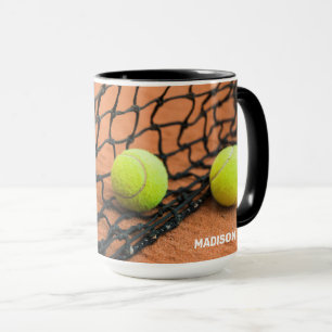 Custom Text Tennis Balls Tasse