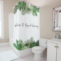 Custom text Tropical leaf Summer Gefühl Green