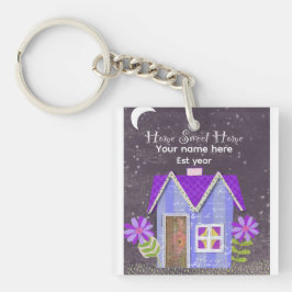 Custom The Signature Whimsy (Pink & Teal) Keychain Schlüsselanhänger