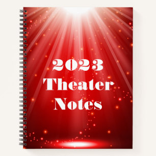 Custom Theater oder Drama Department Notebook Notizbuch