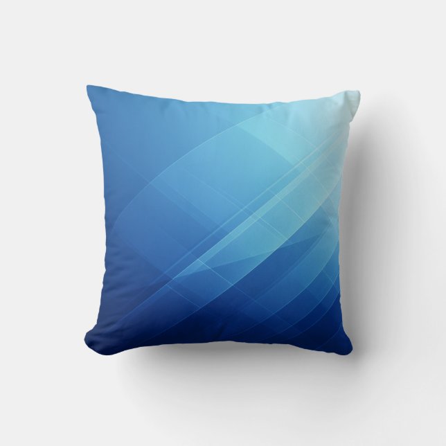 Custom Throw Pillow - Modernes Abstrakt Kissen (Vorderseite)