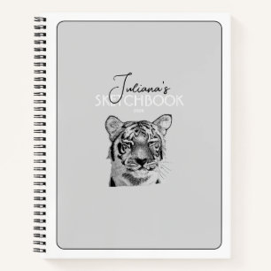 Custom Tiger Notizbuch