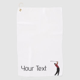 Custom Tiger Woods Logo Golf Club Handtuch