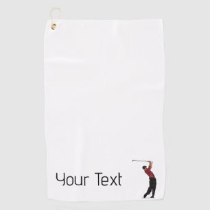 Custom Tiger Woods Logo Golf Club Handtuch