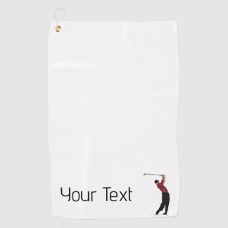 Custom Tiger Woods Logo Golf Club Handtuch