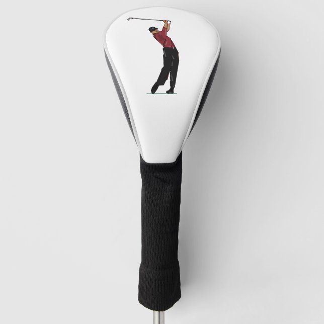 Custom Tiger Woods Logo Golf Driver Coverage Golf Headcover (Vorderseite)