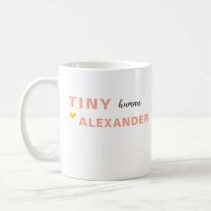 Custom Tiny Human Tamer Tasse, Lehrerin Mama Mutte Kaffeetasse