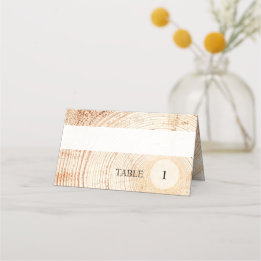 Custom Tischnummer Wood Rustic Wedding Platzkarte