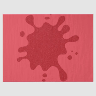 Custom Tomate Red Splash Tissue Paper Seidenpapier