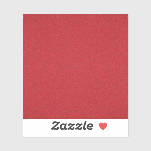 Custom Tomato Red Noise Vinyl Sticker (Blatt)