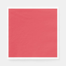 Custom Tomato Red Paper Napkins Serviette