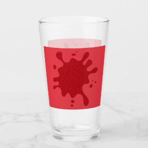 Custom Tomato Red Pint Glass Cup Glas