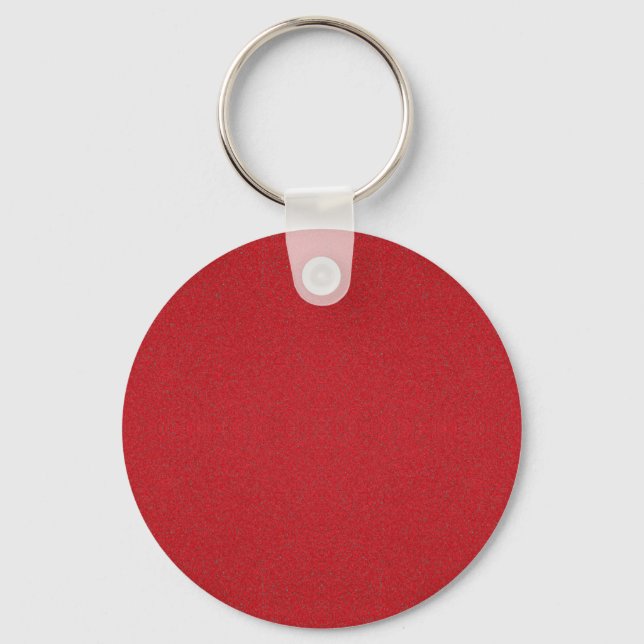 Custom Tomato Red Round Schlüsselanhänger (Vorderseite)