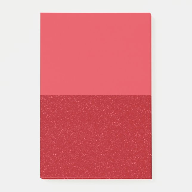 Custom Tomato Red Split Sticky Notes Post-it Klebezettel (Vorderseite)