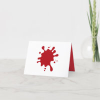 Custom Tomato Red Spritzer geklappt Danke Karte