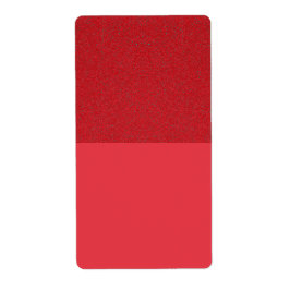 Custom Tomato Red Top Texture Shipping Labels