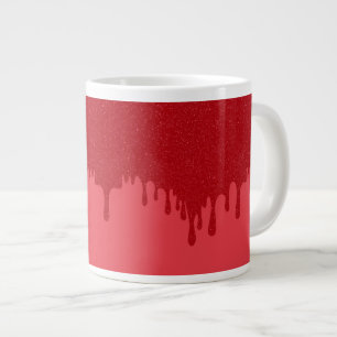 Custom Tomato Red Tropfen Jumbo Tasse