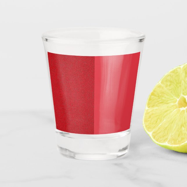 Custom Tomato Red Two-Tone Sublimation Schießglas Schnapsglas (Vorderseite)