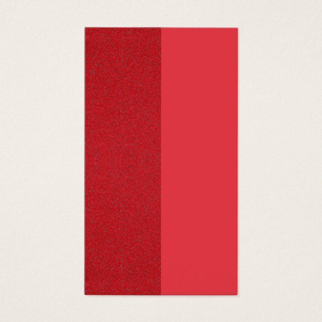 Custom Tomato Red Visitenkarte - Dual Textur (Vorderseite)