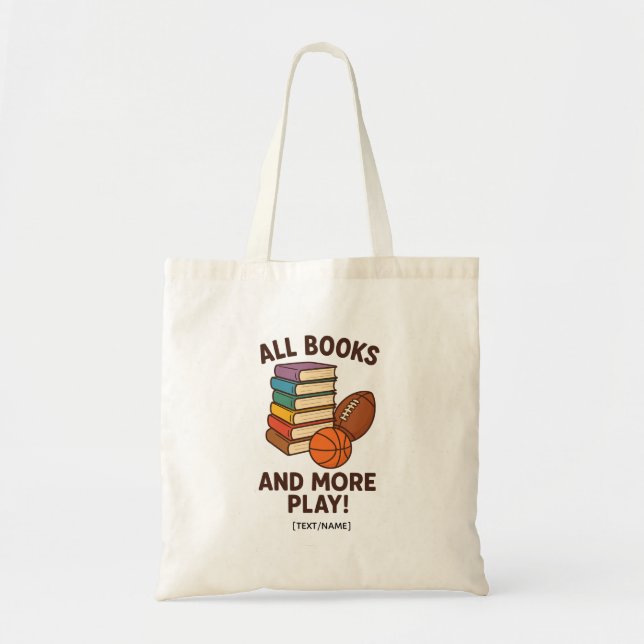 Custom Tote Bag | Add Text/Name Tragetasche (Vorne)