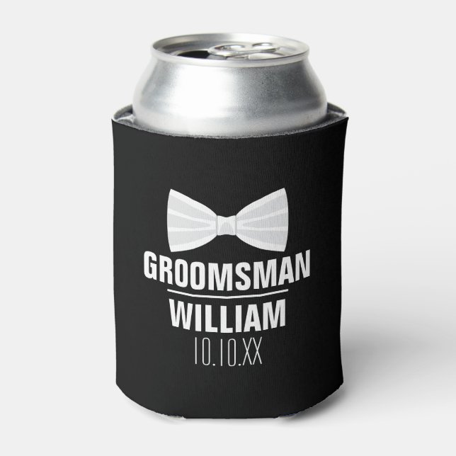 Custom Trauzeuge Trauzeuge Wedding Dosenkühler (Kanne Vorderseite)