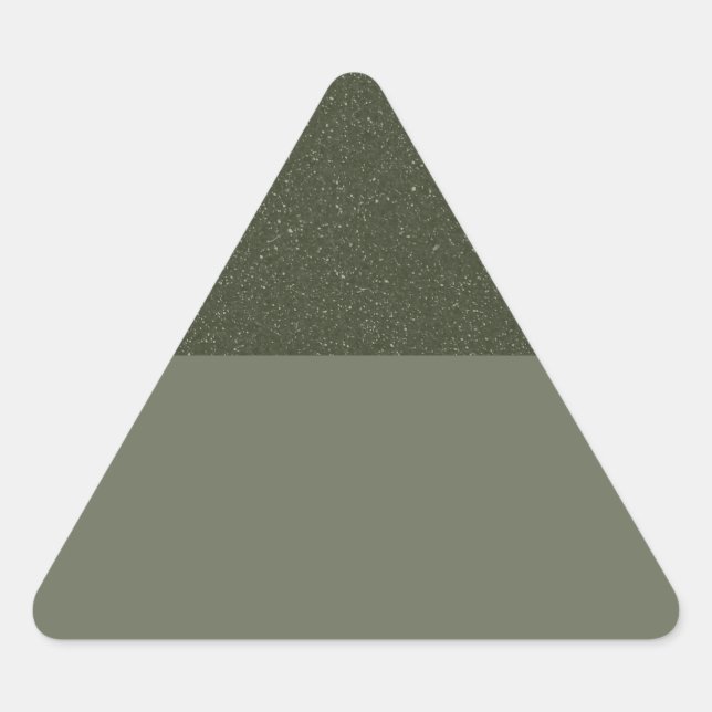 Custom Triangle Sticker - Textil Top Green (Vorderseite)