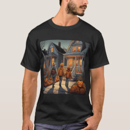 Custom Trick or Treat Halloween T - Shirt