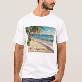 Custom Tropical Christmas Family T-Shirt 