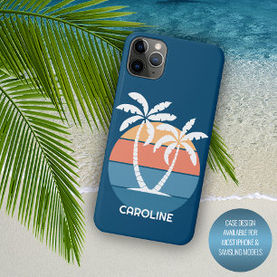 Custom Tropical Island Beach Ocean Sunset Case-Mate iPhone Hülle