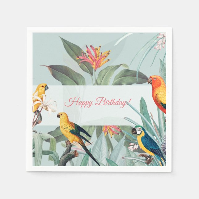 Custom Tropical Serviette (Vorderseite)