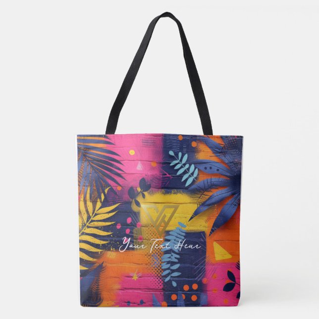 Custom: Tropical Sunset Personalisierte Tasche (Vorderseite)