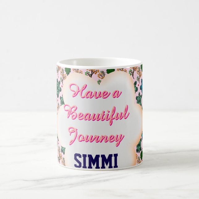 Custom turtle pattern  kaffeetasse (Mittel)