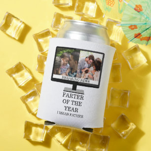 Custom TV-Farter des Jahres lustige Papa 2 Foto Dosenkühler