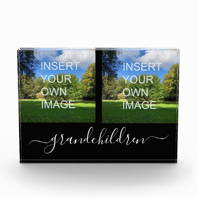 Custom Two Foto Grandchildren Skript (Vorderseite)