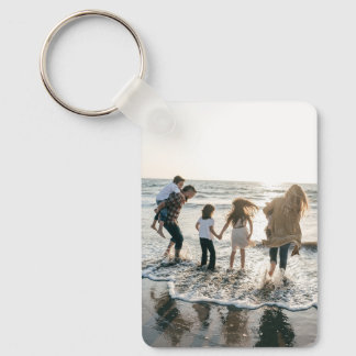 Custom Two Photo Double Sided Aluminum  Schlüsselanhänger