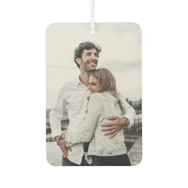 Custom Two-Sided Photo Car Air Freshener Autolufterfrischer (Vorderseite)