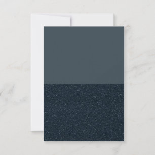 Custom Two-Tone UAWG - Kohle & Rauschunterteilung RSVP Karte