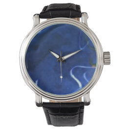 Custom Uhr blue