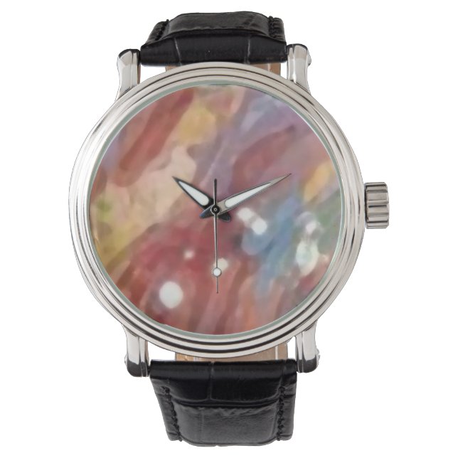 Custom Uhr pink (Vorderseite)