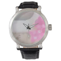 Custom Uhr pink