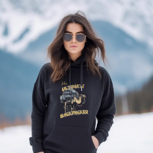 Custom Ultimate Backpacker Camping Geschenk T - Sh Hoodie