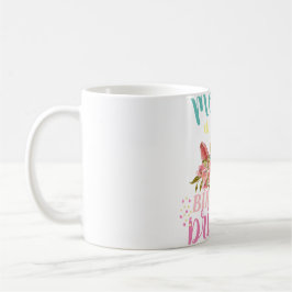 Custom Unicorn Blumenhorn Mutter Prinzessin Gesche Kaffeetasse