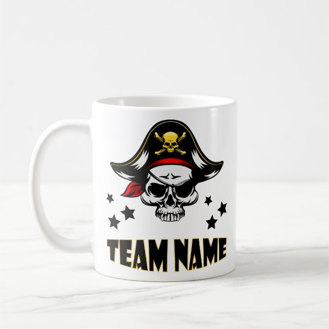 Custom Unique Personalisiert Pirate Kaffeetasse (Links)